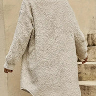 Weiche Jacke mit Knöpfen