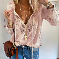 WW | Gehäkelte Boho-Bluse für Frauen