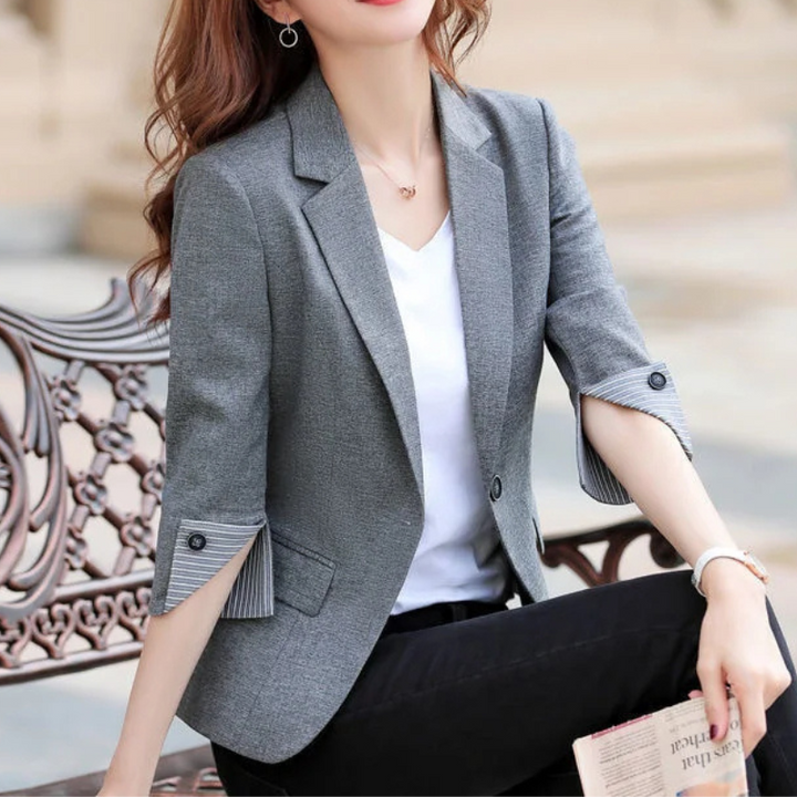 W&W Mode | Eleganter Damenblazer mit Knopfdetails Ideal für Das Büro