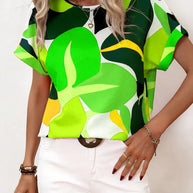 WW | Bluse mit Kurzarm und Druck