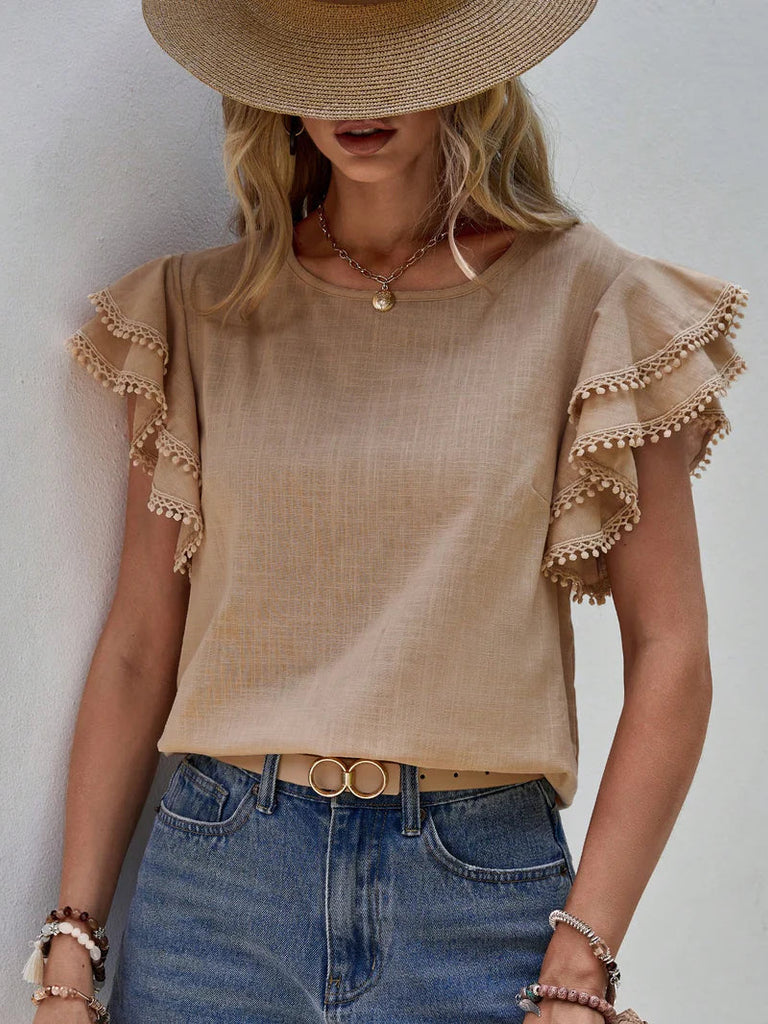 WW | Solide Farbe Lässig Slim Blusen Für Damen