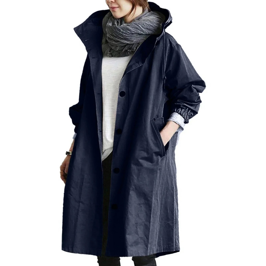 WW | Wasserdichter Trenchcoat Für Frauen Lang