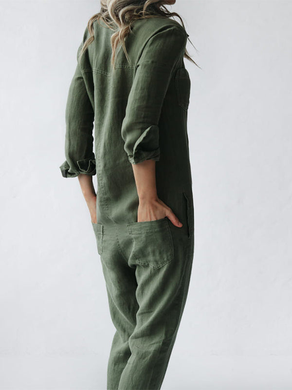 W&W Mode | Langärmeliger Jumpsuit