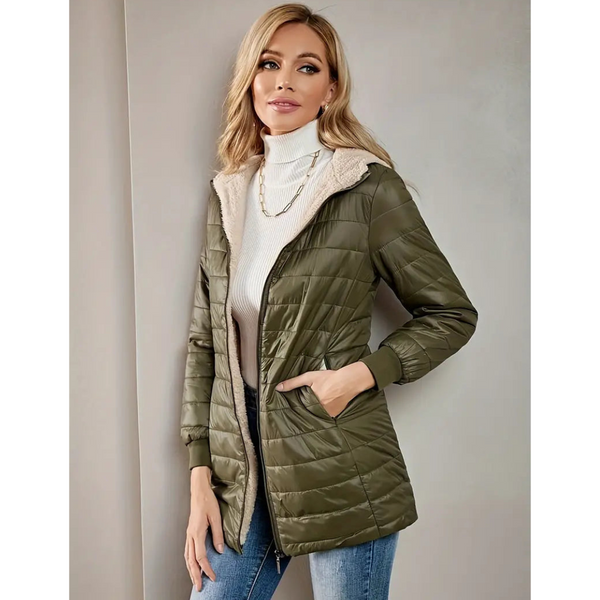 Wolff | Damen Kapuzenjacke mit Puffer