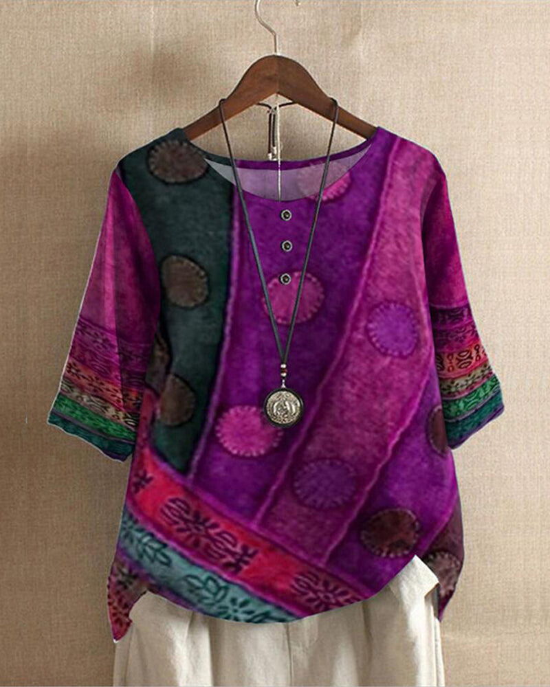 WW | Damen Boho Tunika Bluse