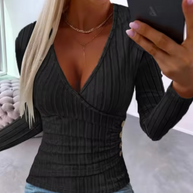 WW | Eleganter, Figurtilpasset Strickjacke Mit V-Ausschnitt