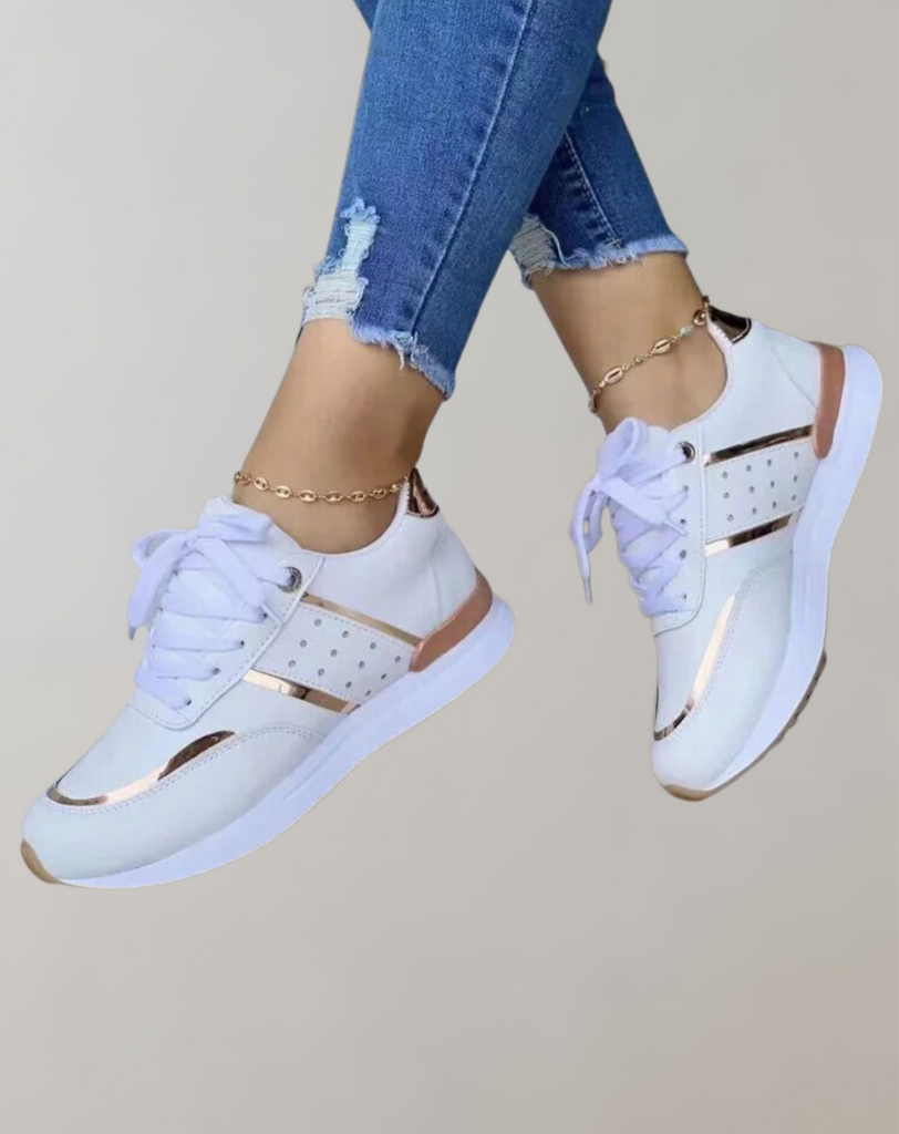 WW | Turnschuhe Schuhe Leder Patchwork