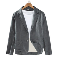 WW | Herren Eleganter Italienischer Leinenblazer Charmante Jacke Für Männer