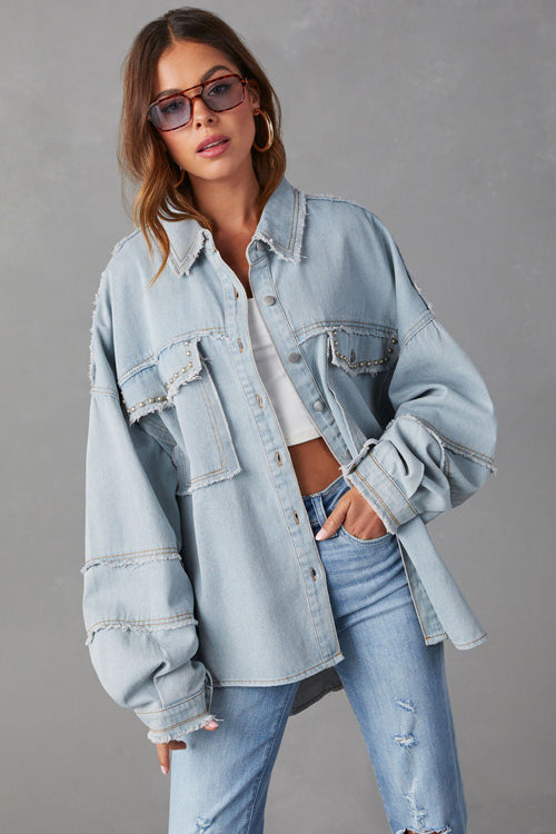 WW | More Than Ready Denim Shacket