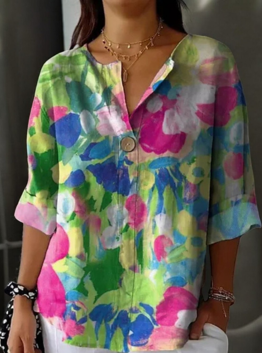 WW | Elegante Blumenbluse