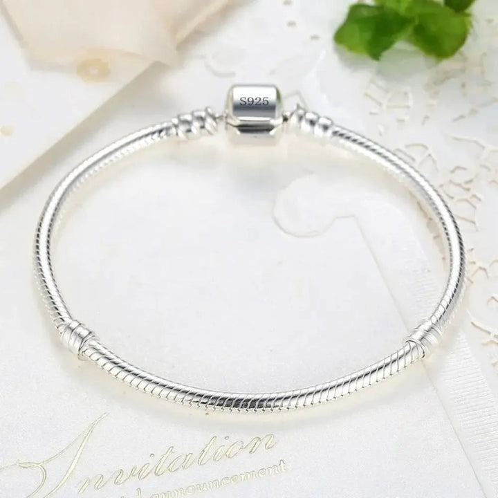 W&W Mode | 925 Echt Sterling Silber Charm Armband Für Damen