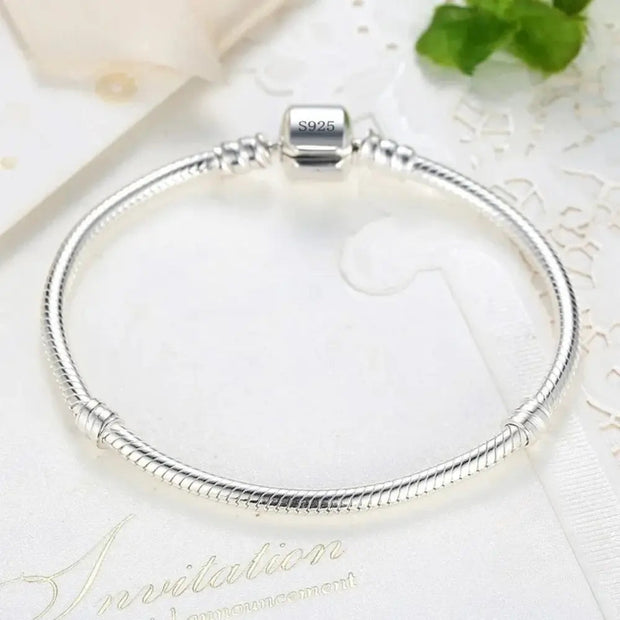 WW | 925 Echt Sterling Silber Charm Armband Für Damen