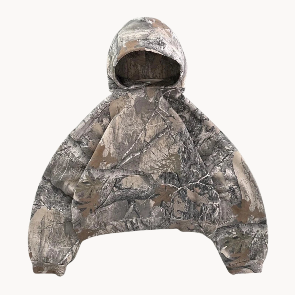 WW | Camo Kapuzenpulli Übergröße Komfort Und Stylischer Camo Look