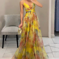 WW | Enchant My Love Print Maxi Kleid