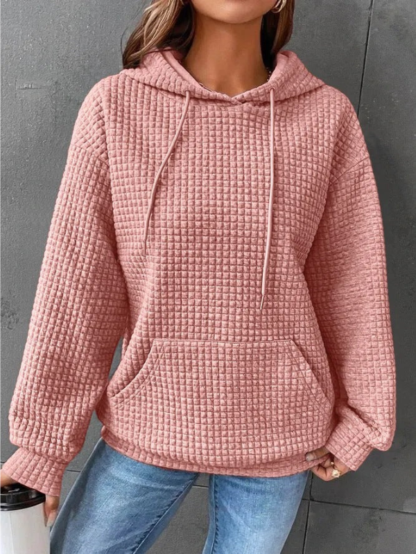 WW | Damen Pullover Hoodie mit Kordelzugkapuze