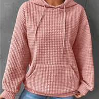 WW | Damen Pullover Hoodie mit Kordelzugkapuze