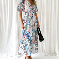 WW | Elegantes Blumen-Maxi für Damen