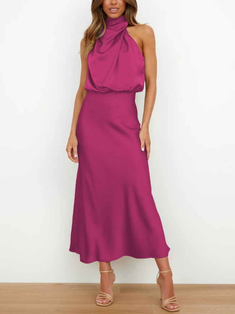 WW | Seidenkleid mit Fleckendesign für Damen