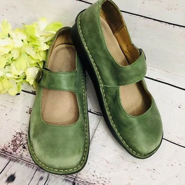 W&W Mode | Damen Weinlese Einstiegs Sandalen Frauen Schuhe Aus Wildleder