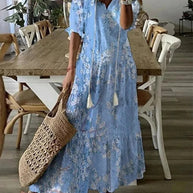 WW | Sommer Midi Kleid Mit Licht Design
