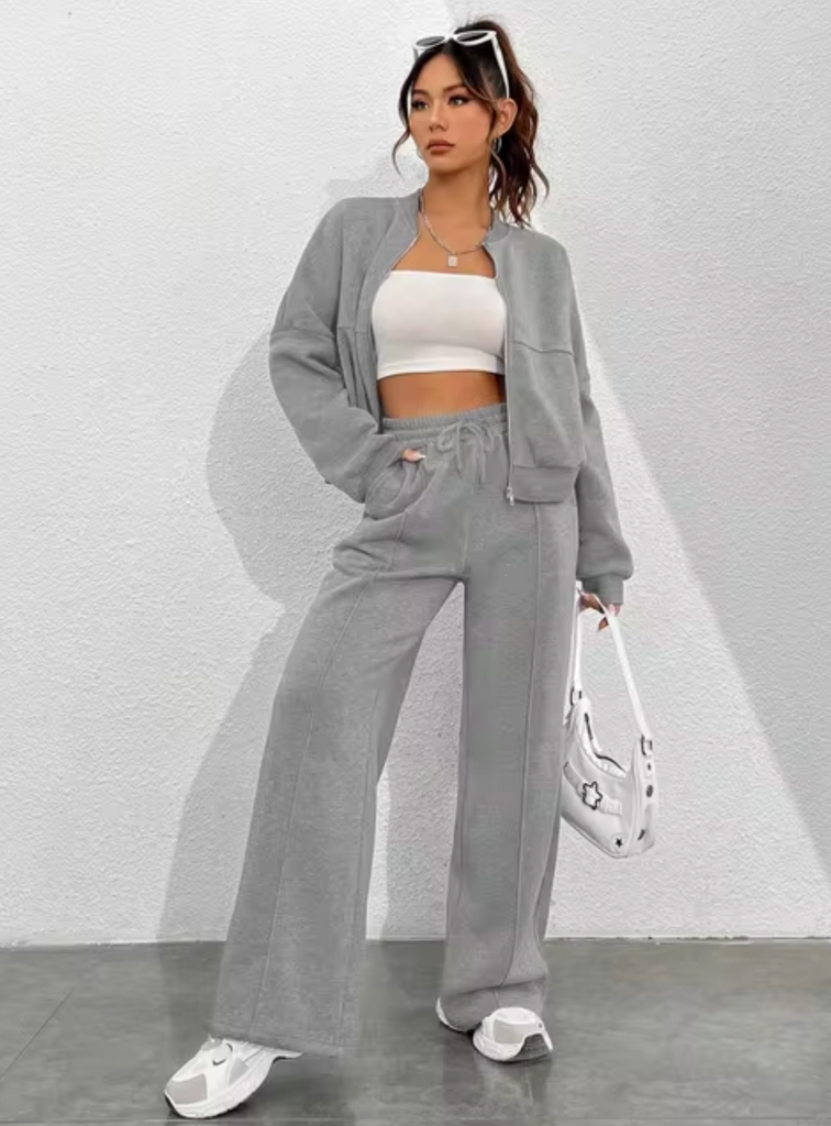 WW | Set aus Jacke und Jogginghose mit Reißverschluss