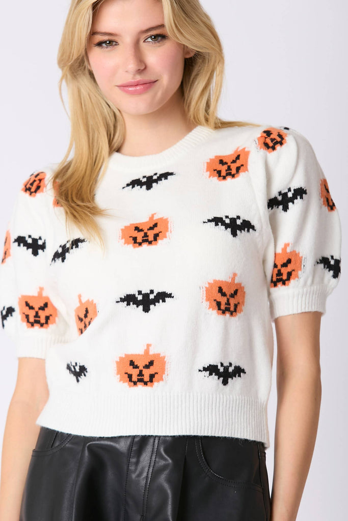 WW | Totenkopf und Schleife Cardigan mit Persönlichkeit