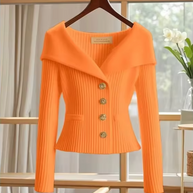 WW | Gestrickte Kurze Strickjacke