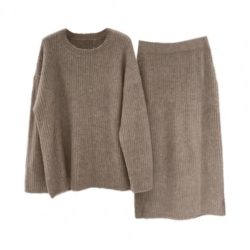 W&W Mode | Zwei-teiliges gestricktes Set für Damen