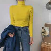 Rollkragenpullover mit langen Ärmeln