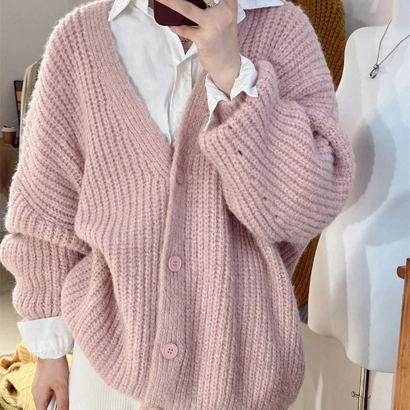 Damen Strickjacke in Übergröße