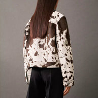 WW | Gemusterte Lederjacke