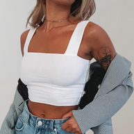 WW - Crop-Top Damen mit Ausschnitt