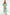 WW | Real Love Print Puffärmel Maxi Kleid