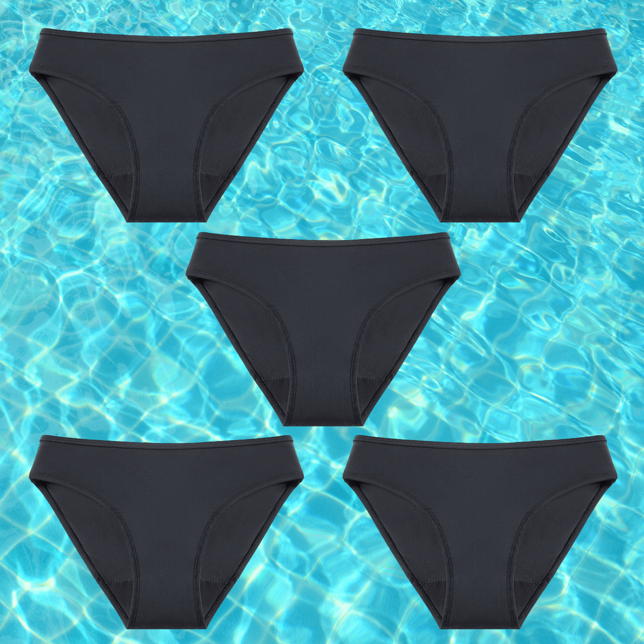 WW | Damen Menstruation Bikinislip Damenunterwäsche Schwimmbekleidung