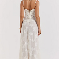 Vintage Spitze Korsett Kleid