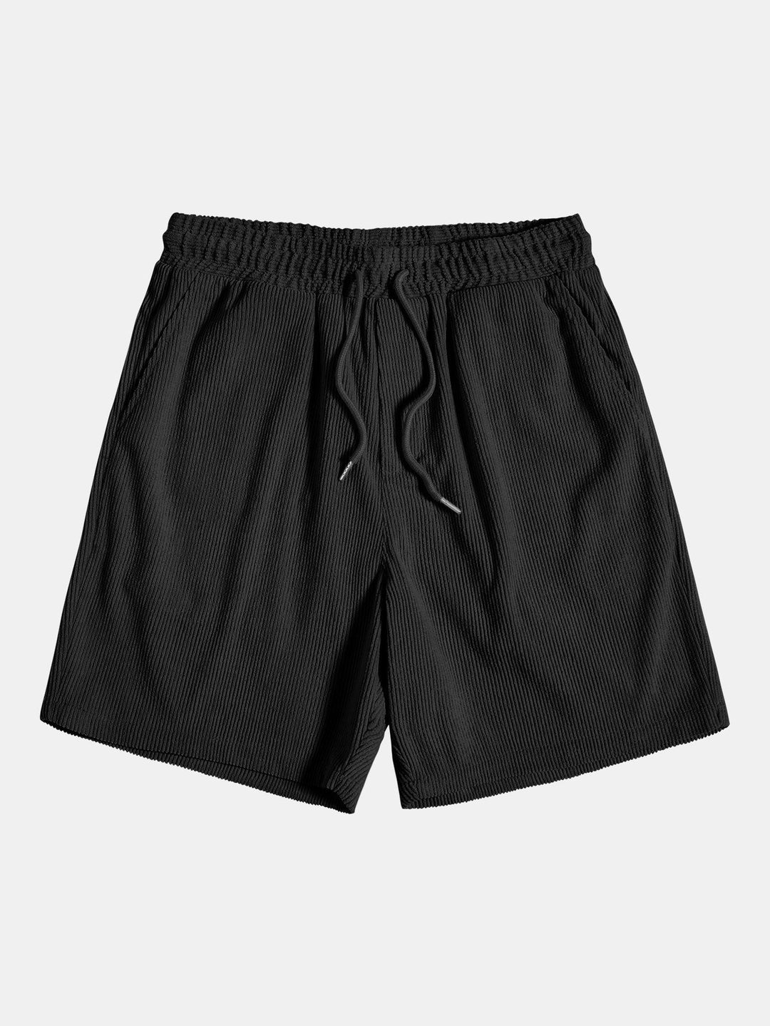 Cordhemd und Shorts