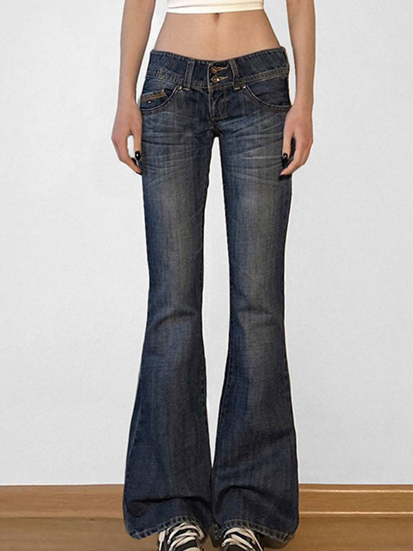 WW | Y2k Low Rise Slim Flare Jeans