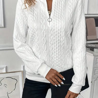 WW | Eleganter Pullover mit Reißverschluss