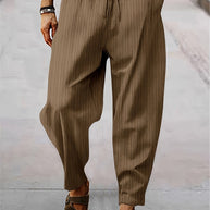 WW | Gestreifte Herren Lässig Sommerhose