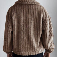 WW | Klassische Herbst Dicke Jacke mit Revers und Knopf für Frauen