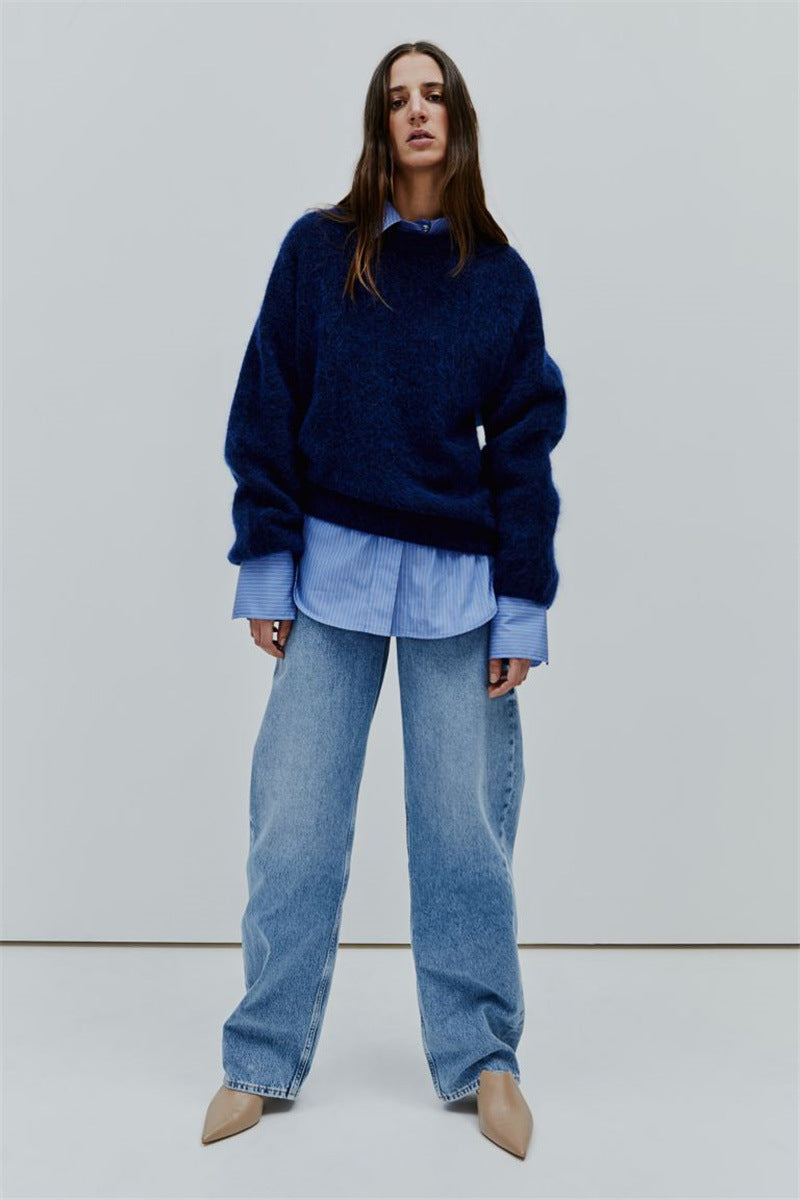 WW | aus Mohair - oversized Damenpullover