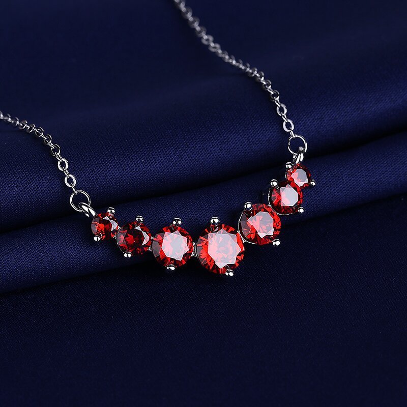WW | 925 Sterling Moissanit Halskette