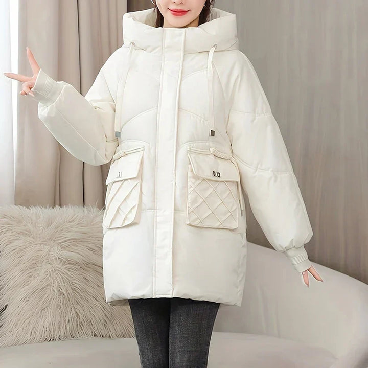 W&W Mode | Stilvolle Winter Casual Lange Pufferjacke Für Frauen