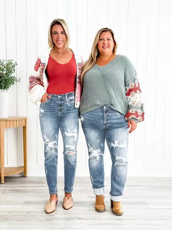 WW | Boyfriend Jeans Mit Bündchen