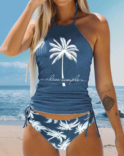 WW | Badeanzug-Set mit Palmenmotiv