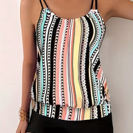 WW | Tankini-Set mit Streifen und Punkten