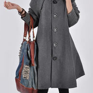 Extra große lange Jacke