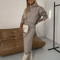 WW | Stretchkleid Mit Passendem Pullover