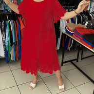 WW | Stilvolles Kleid Mit Feiner Spitzenverzierung