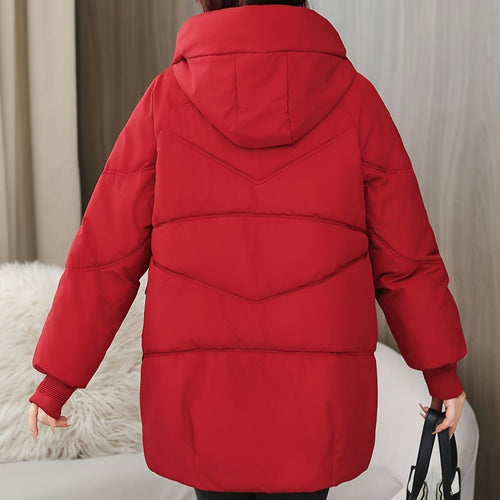 W&W Mode | Stilvolle Winter Casual Lange Pufferjacke Für Frauen